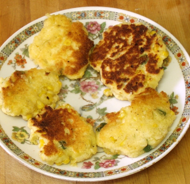 Double Corn Fritters Inhabited Kitchen