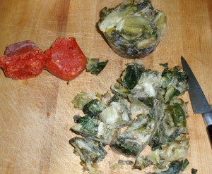 Chopping Green Muffins - Inhabited Kitchen