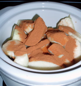 Apples in slow cooker