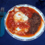 Eggs Poached in Tomatoes