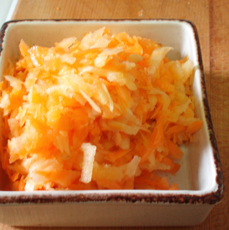 Carrot Kohlrabi Salad - Inhabited Kitchen