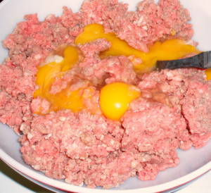 Meat and Eggs in Bowl - Inhabited Kitchen