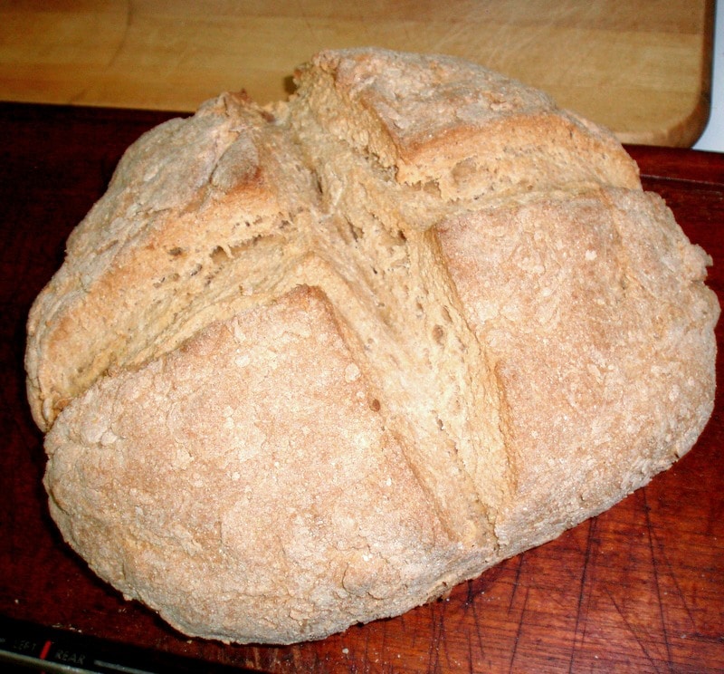 Brown Bread - Traditional whole wheat Irish Soda Bread
