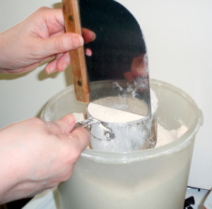 Measuring Flour - Inhabited Kitchen