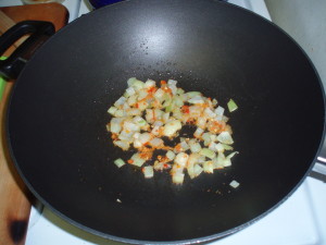Onions and chili garlic sauce - inhabitedkitchen.com