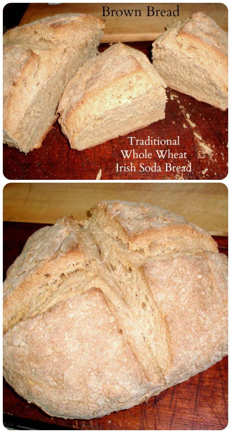 Brown Bread - Traditional whole wheat Irish Soda Bread