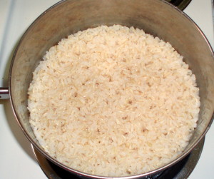 Almost Cooked Brown Rice - inhabitedkitchen.com