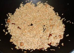 Rice, Browned - inhabited Kitchen