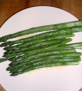 Fresh Asparagus with Lemon Butter - www.inhabitedkitchen.com