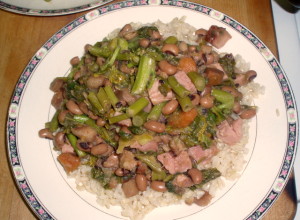 Ham, beans and greens - www.inhabitedkitchen.com