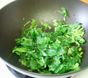 cooked spinach - www.inhabitedkitchen.com