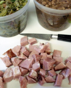 Ham, beans and greens - www.inhabitedkitchen.com