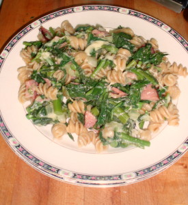 Broccoli Rabe, Ham, and Cheese Pasta - www.inhabitedkitchen.com