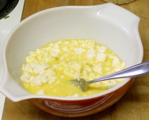 Beateen eggs and cheese - www.inhabitedkitchen.com