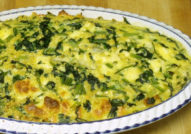 Spinach and Cheese Casserole - www.inhabitedkitchen.com