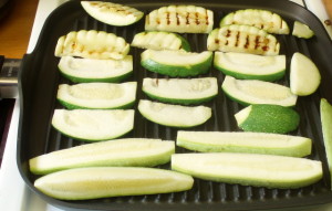 Grilling zucchini - www.inhabitedkitchen.com