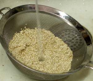 Rinsing Quinoa - www.inhabitedkitchen.com