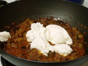 Adding ricotta - www.inhabitedkitchen.com