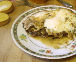 Breakfast - beans, eggs, and muffins - www.inhabitedkitchen.com