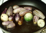 Simmering eggplant - www.inhabitedkitchen.com