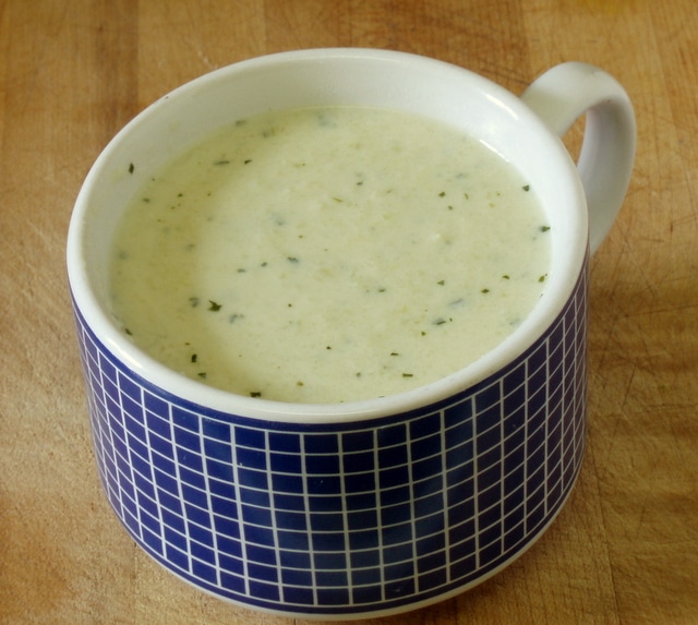 Vegan "Creme" of Broccoli Soup - www.inhabitedkitchen.com