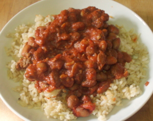 Lunch - quick chili - www.inhabitedkitchen.com