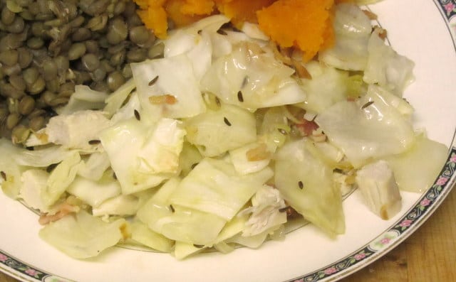 Sauteed cabbage - www.inhabitedkitchen.com