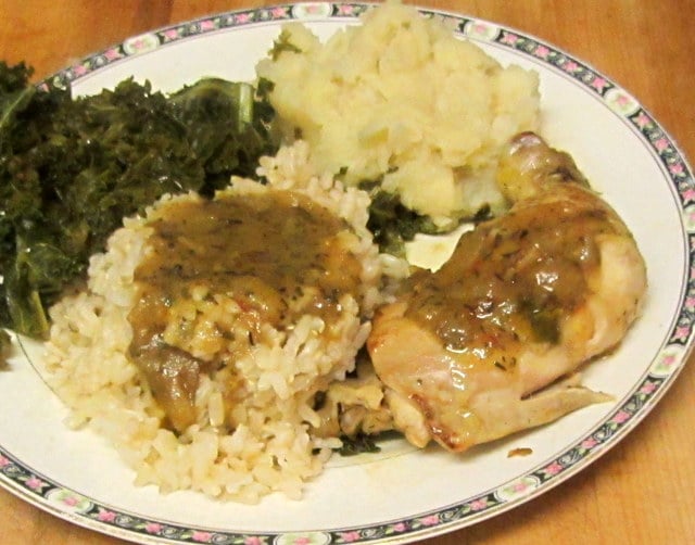 Easy chicken with Herb Gravy 