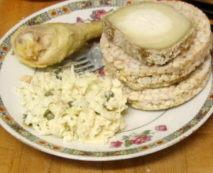 A cold lunch plate - www.inhabitedkitchen.com