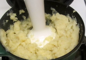 Whipping celery root