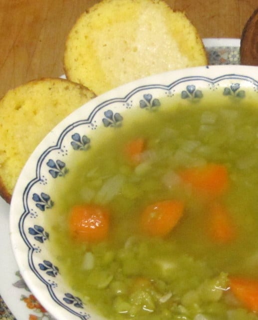 Vegetarian Pea Soup - www.inhabitedkitchen.com