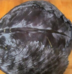 Red (or blue? purple?) cabbage - www.inhabitedkitchen.com