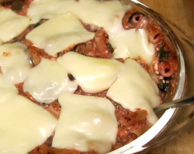 Baked ziti with greens - great for a main dish or a side - www.inhabitedkitchen.com