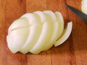 Slicing onion for pot roast - www.inhabitedkitchen.com