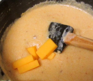 Using a roux cube to make a quick and easy cheese sauce - www.inhabitedkitchen.com