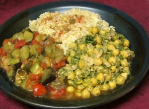 Summer vegetables and herbs - a reminder of August in February. www.inhabitedkitchen.com