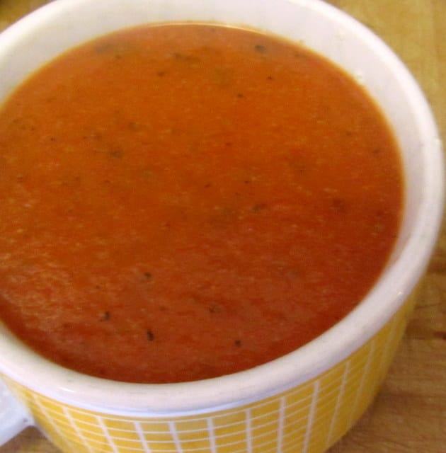 Almost Instant Cream of Tomato Soup - www.inhabitedkitchen.com