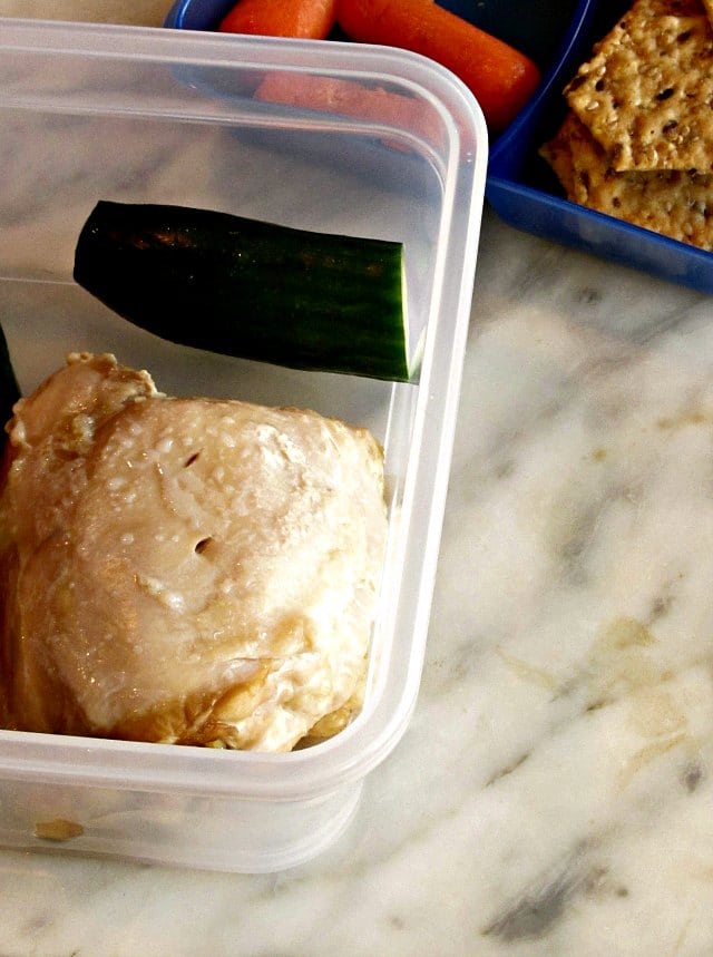 Keep this simple baked chicken on hand. It's good hot or cold, great in a lunch box, or used the way you would a rotisserie chicken.