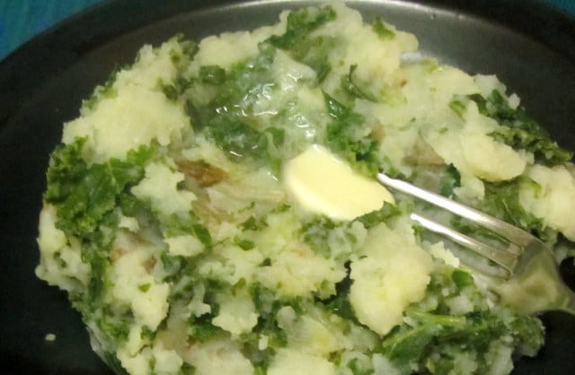Colcannon - traditional Irish potato and kale - www.inhabitedkitchen.com