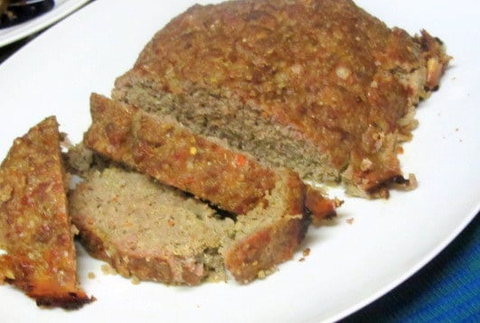 Gluten Free Meatloaf made with Quinoa and Vegetables - www.inhabitedkitchen.com