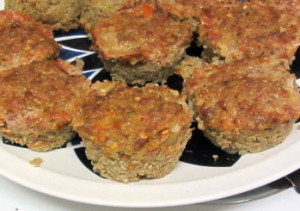 Meatloaf Muffins with Quinoa - gluten free and delicious - www.inhabitedkitchen.com