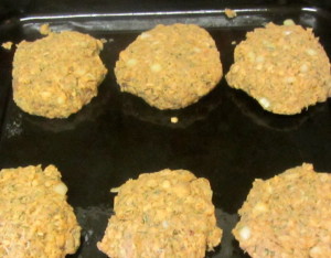 GF salmon patties, ready to bake - www.inhabitedkitchen.com