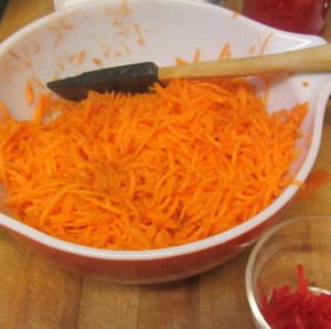 Shredded ncarrots - www.inhabitedkitchen.com