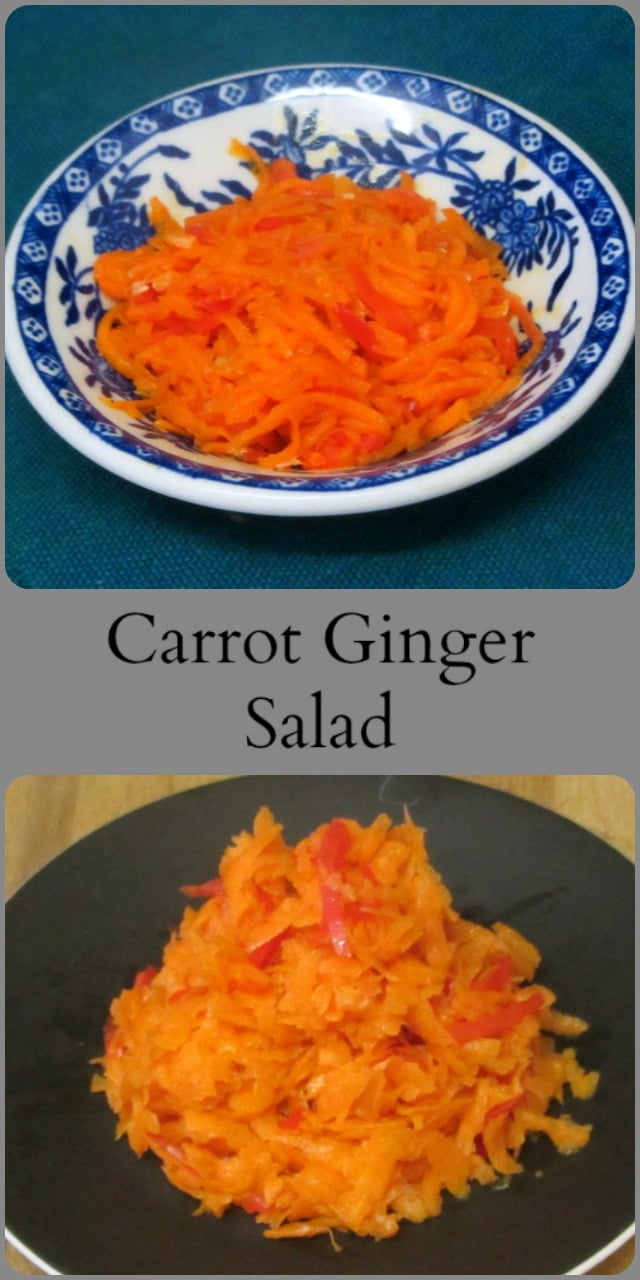 Use pickled ginger to make ginger carrot salad - a bright, fresh tasting vegetable to liven up winter meals.