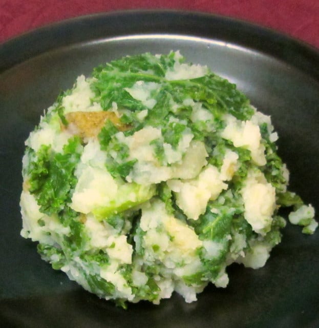 Traditional Irish colcannon - potatoes and kale - www.inhabitedkitchen.com