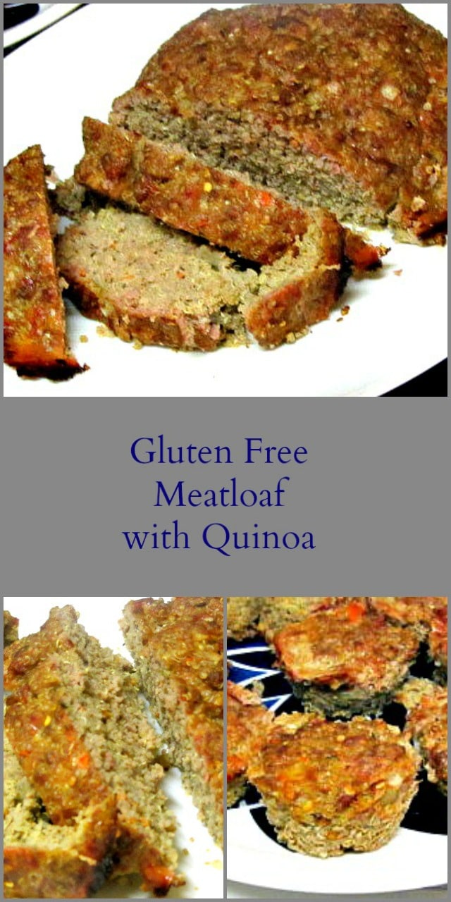 Make a gluten free meatloaf with quinoa and vegetables, for a moist and tender version of this classic, with a wonderful flavor.