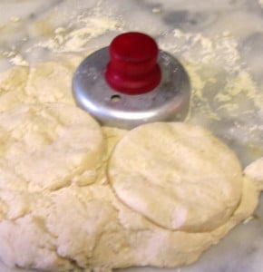 Cutting biscuits