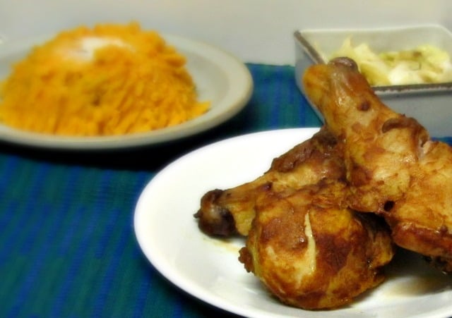 Use sweet Hungarian paprika, instead of Indian spices, in a yogurt marinade, then cook the chicken as if you were making tandoori chicken. www.inhabitedkitchen.com