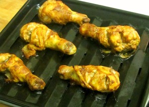 Use sweet Hungarian paprika, instead of Indian spices, in a yogurt marinade, then cook the chicken as if you were making tandoori chicken, for a flavorful but milder meat. www.inhabitedkitchen.com