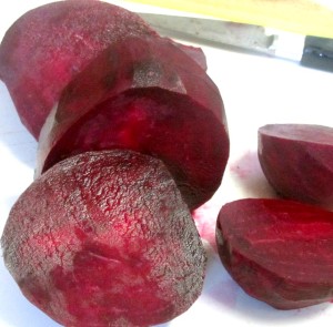 Shred beets and saute them in butter - with a little orange juice to brighten them - for a lighter feeling vegetable - www.inhabitedkitchen.com
